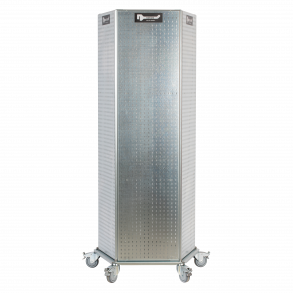 Vrktjsskab/ 5-kantet sjle med hjul (1920 mm.)