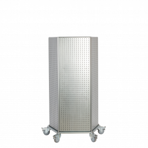 Vrktjsskab/ 5-kantet sjle med hjul (1480 mm.)