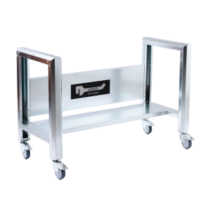 Bordstel med hjul til 2 meters bordplade